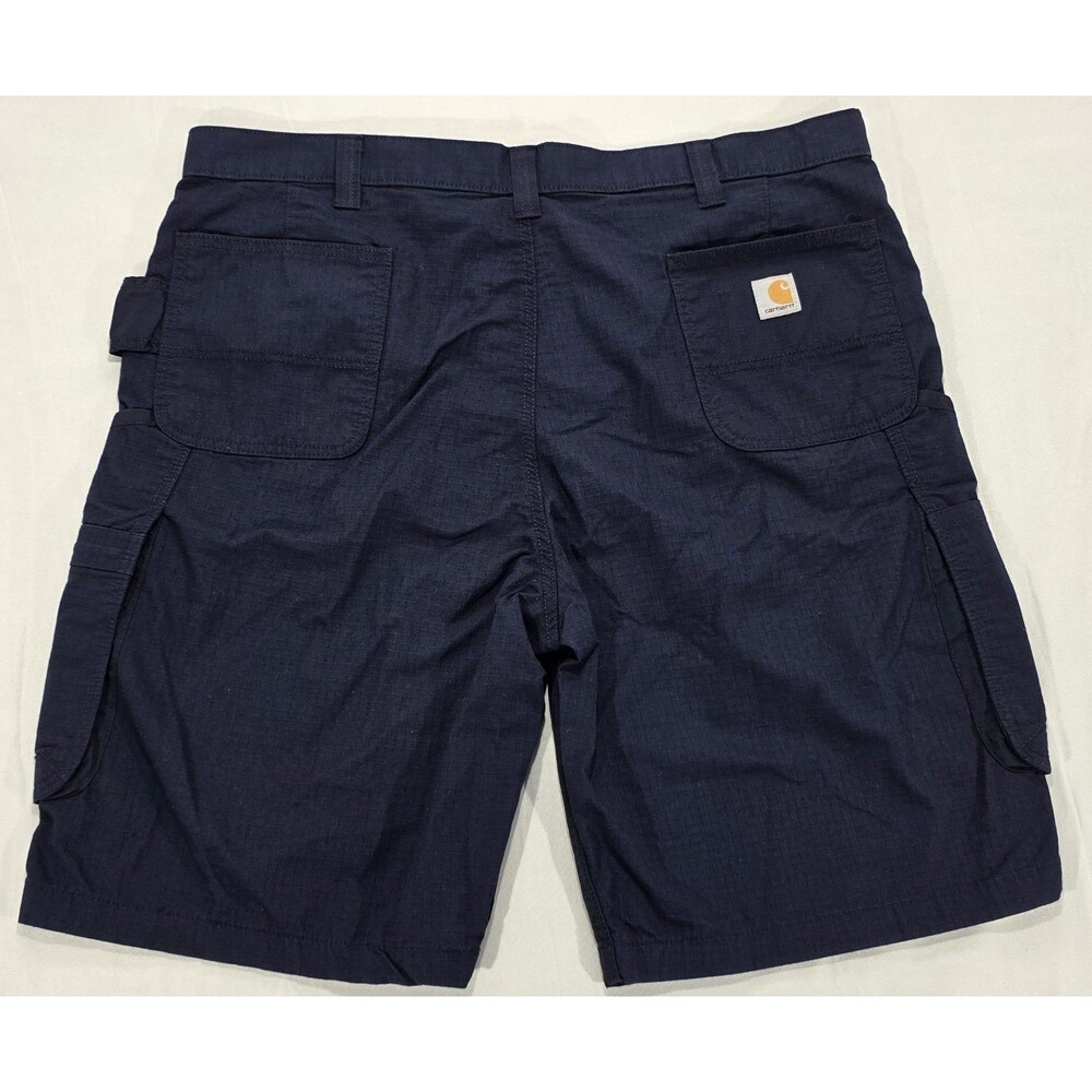 Carhartt Force Broxton Cargo Shorts Navy Men's 42 Ripstop Relaxed Gorpcore NWT